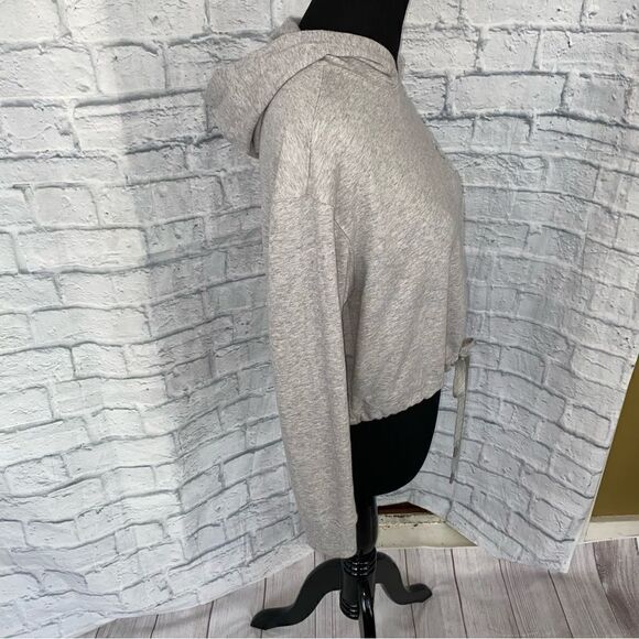 CK One by Calvin Klein crop hoodie sleepwear w/drawstring tie Sz S - Picture 5 of 9